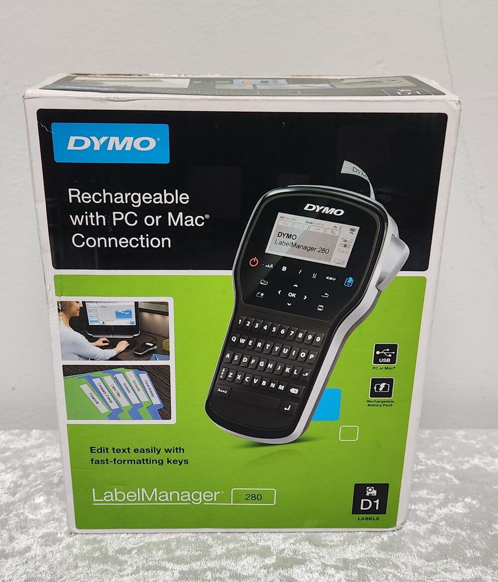 NWT DYMO Label Manager 280 Handheld Label Maker
